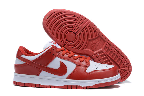 Women's Dunk Low SB Red/White Shoes 0162 Women's Dunk Low SB Red/White Shoes 0162